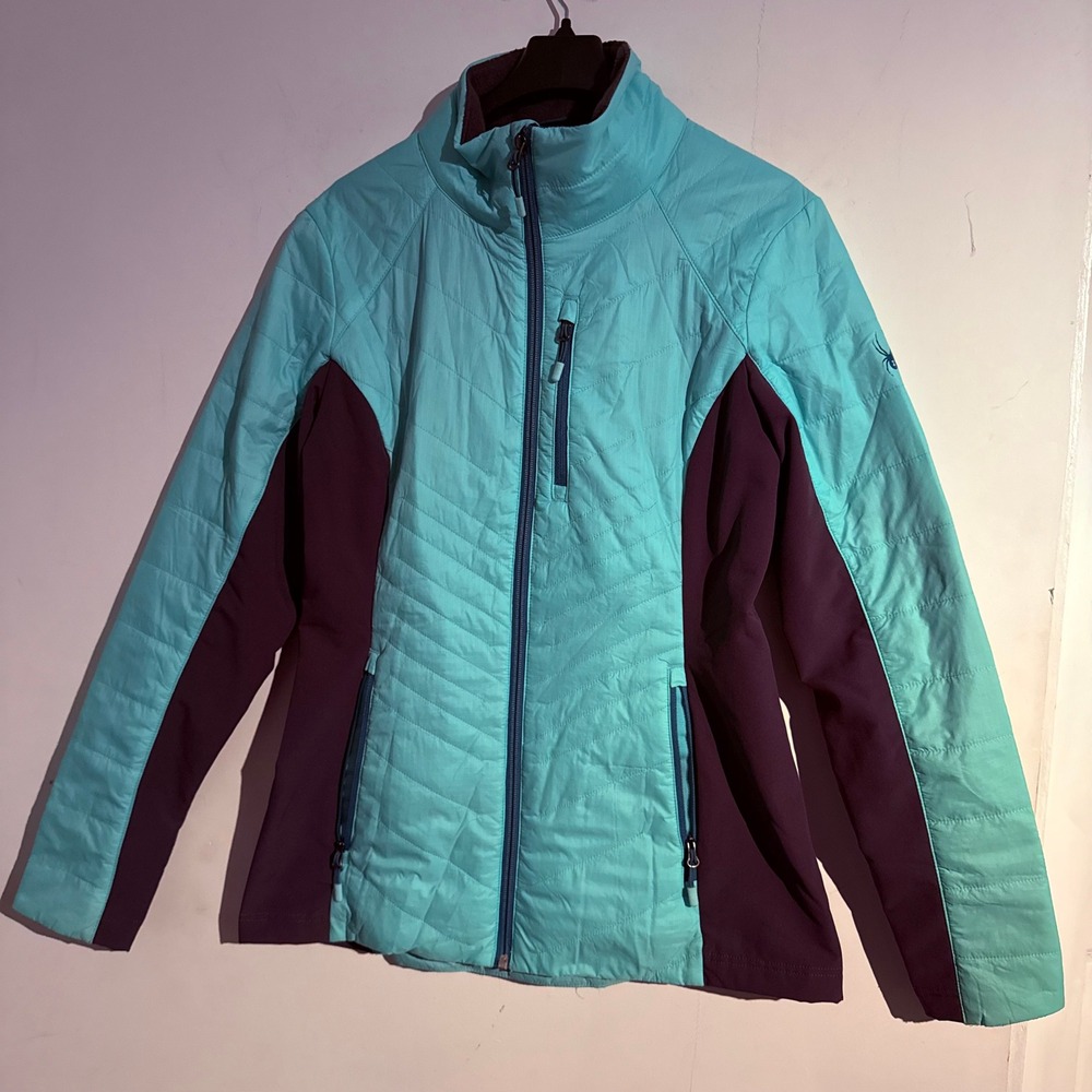 Spyder Medium Glissade Hybrid Insulator Packable Puffer Quilted Jacket Primaloft